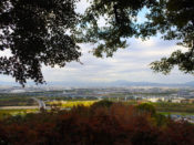 石清水八幡宮展望台から見た京都市内