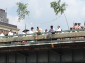 神事用の水を汲み上げ