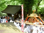 13時、本宮より御神輿が出発