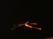 左大文字（20時15分点火）