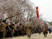 三宝院より豊太閤花見行列が出発