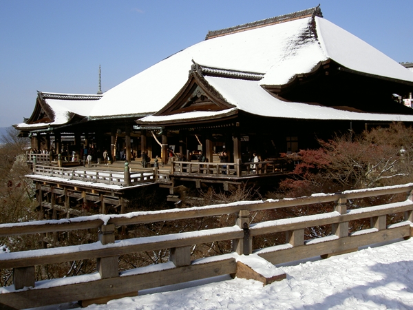 雪の清水の舞台