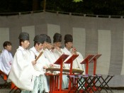 雅楽の演奏開始