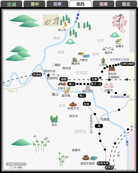 洛西エリアマップ
